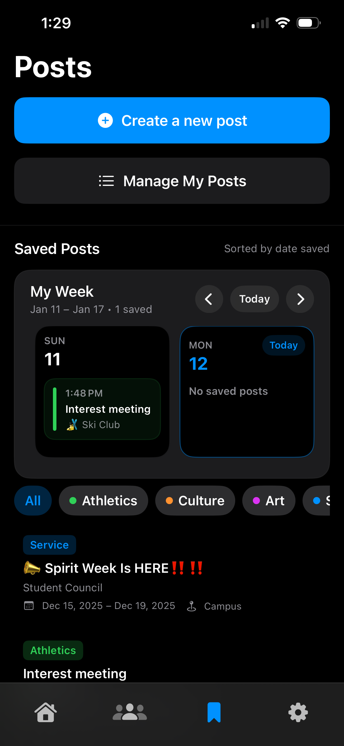 Saved screenshot thumbnail